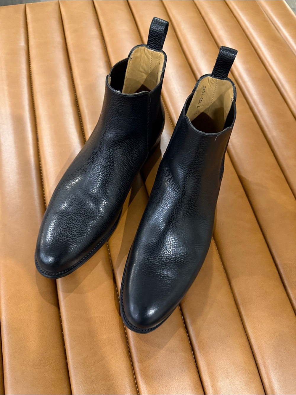 Taft Men's Black Leather Chelsea Boots